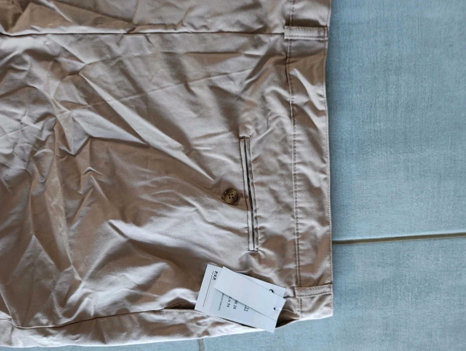 Beige men's shorts C. Marin – Size 54 – New with tag – Made in Spain – photo 8